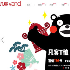 凡客VANCL網(wǎng)站建設(shè)