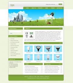 外貿英文網站(節(jié)能燈)